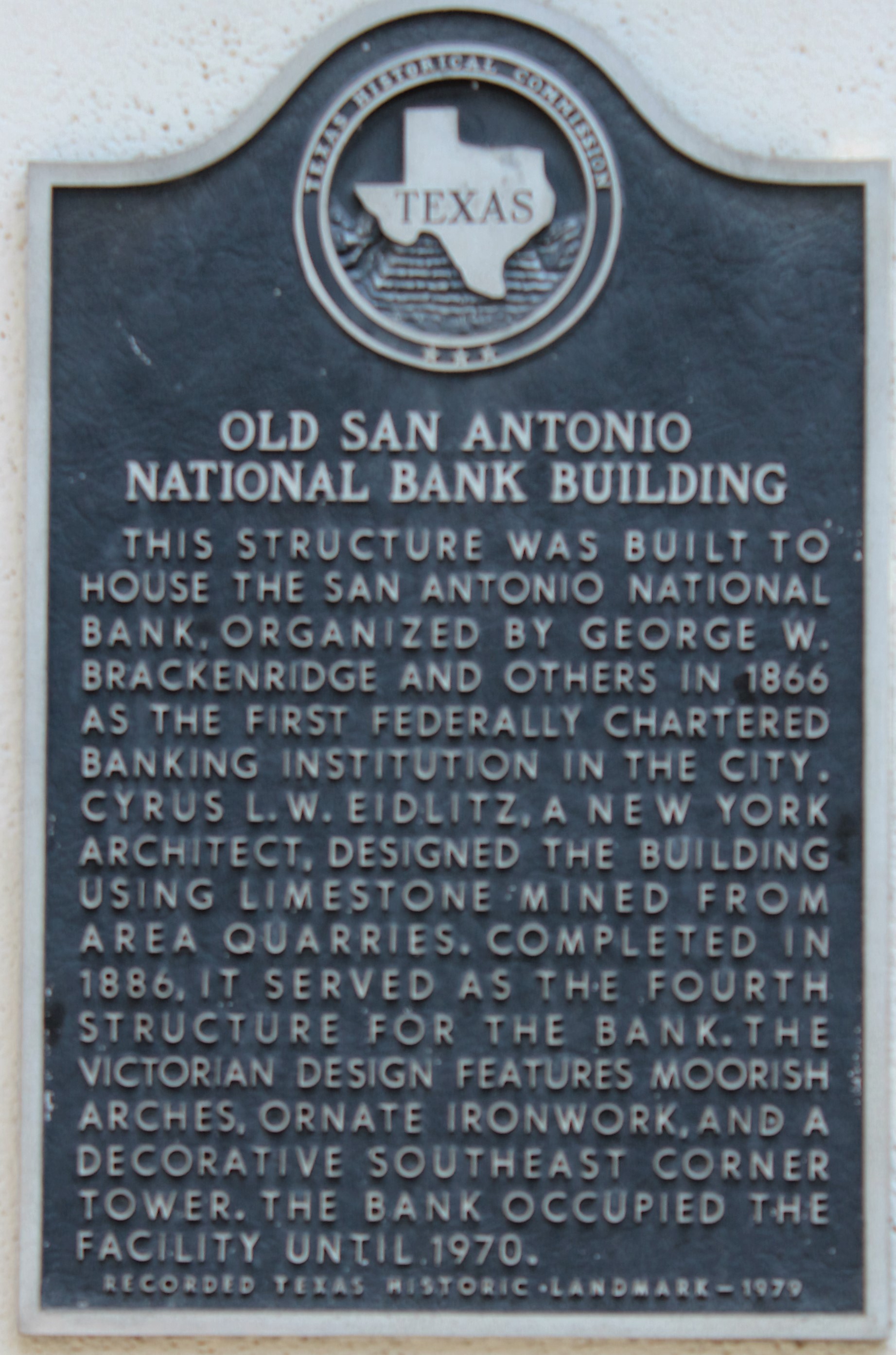 Old San Antonio National Bank Building – San Antonio, Texas