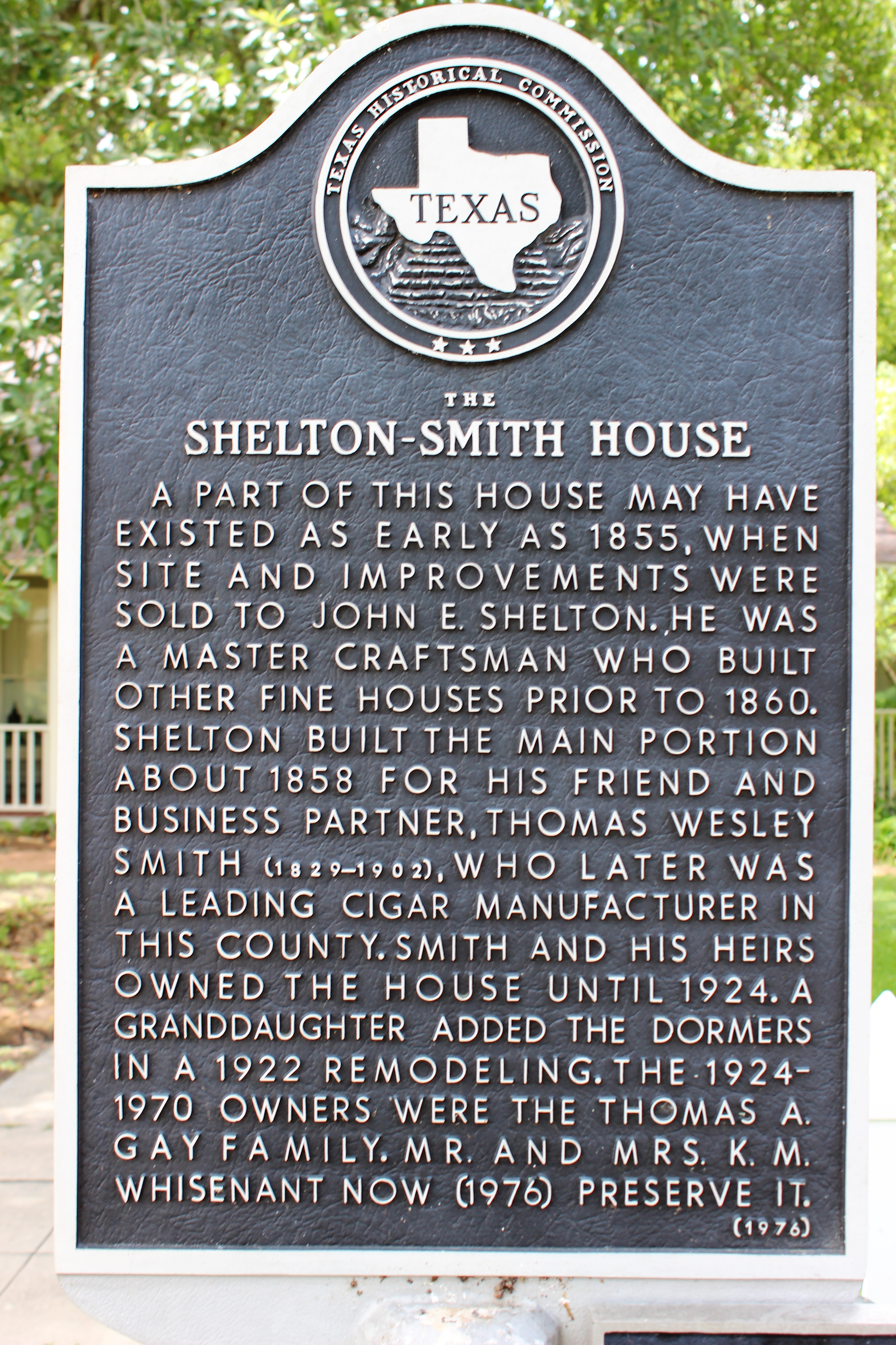 The Shelton-Smith House – Montgomery, Texas