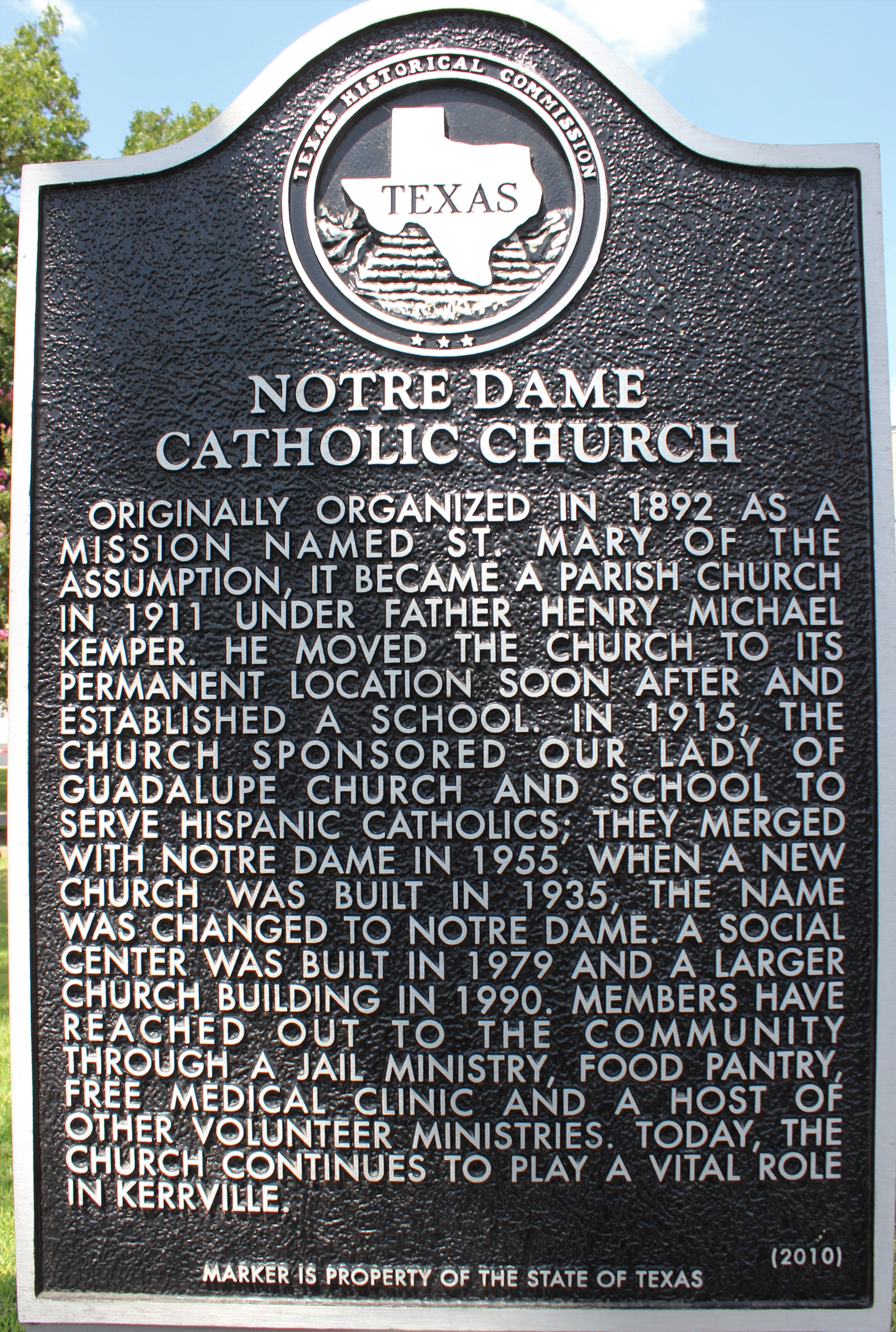Notre Dame Catholic Church – Kerrville, Texas
