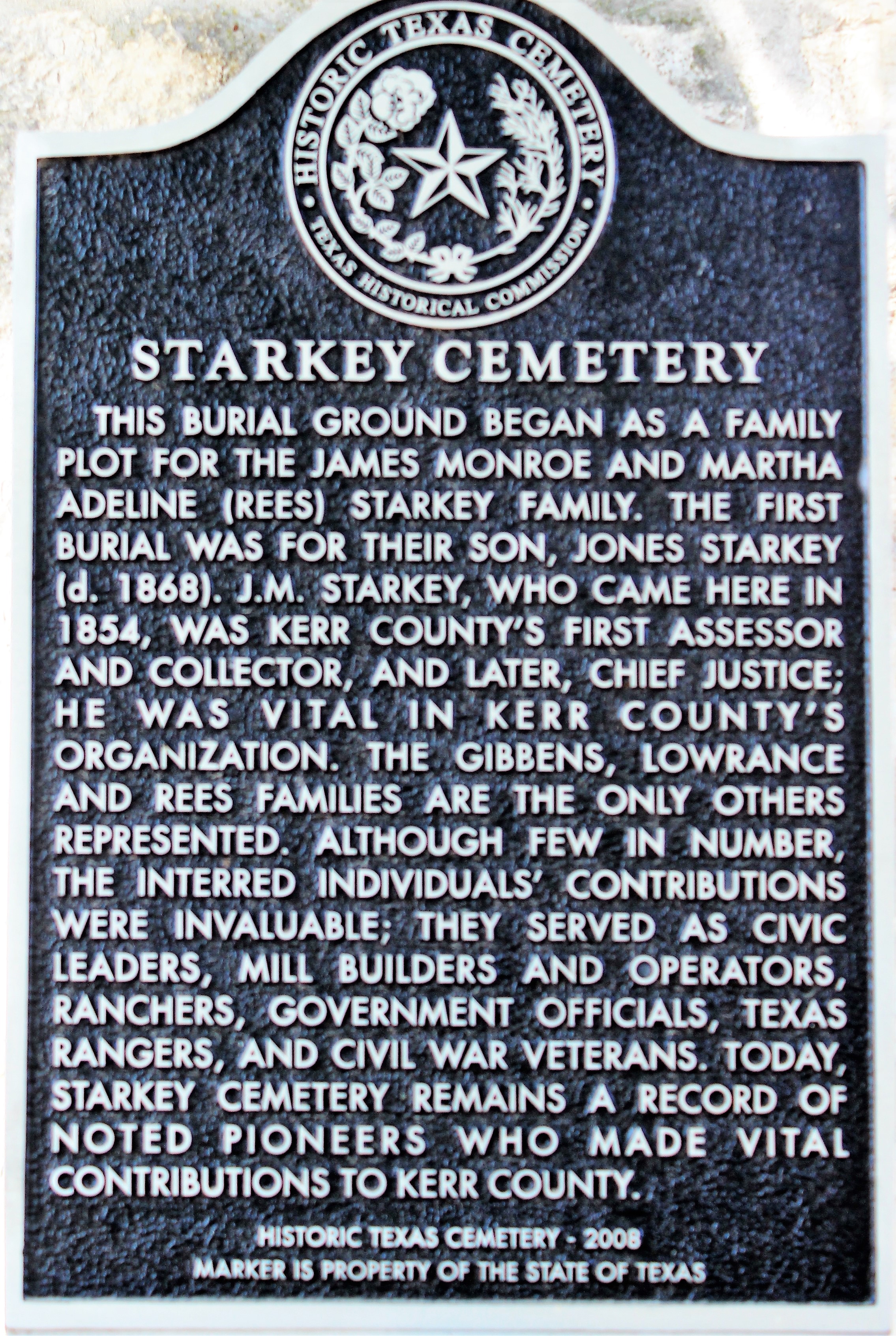 Starkey Cemetery – Kerrville, Texas
